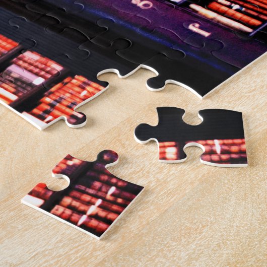 Onmogelijke puzzel - Antiek bibliotheek Legpuzzel (Zijkant)