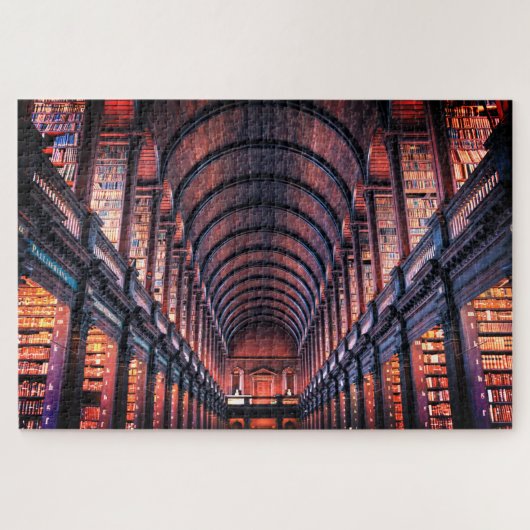 Onmogelijke puzzel - Antiek bibliotheek Legpuzzel (Horizontaal)