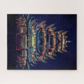 Onmogelijke puzzel - Aziatische tempel Legpuzzel (Horizontaal)