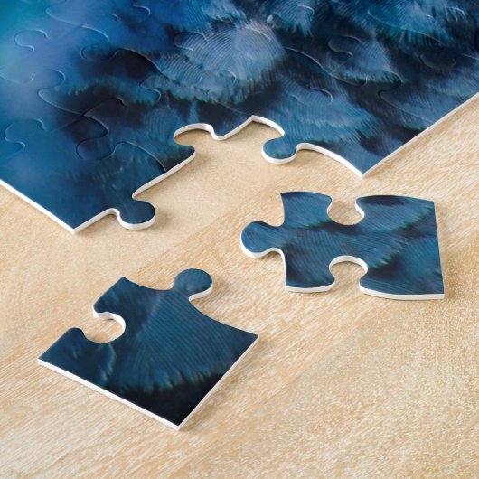 Onmogelijke puzzel - Blauwe duiven Legpuzzel (Zijkant)