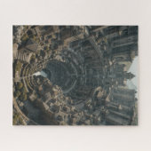Onmogelijke puzzel - De Spiral City Illusion Legpuzzel (Horizontaal)