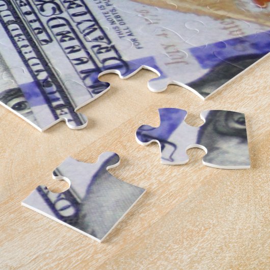 Onmogelijke puzzel - Dollar Bills Legpuzzel (Zijkant)