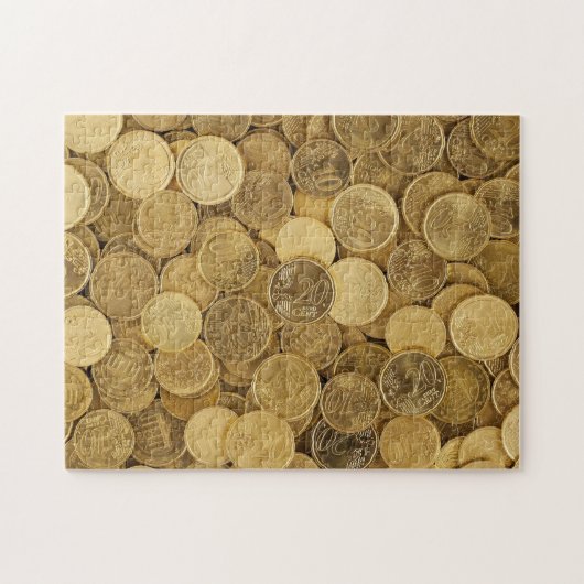 Onmogelijke puzzel - euromunten legpuzzel (Horizontaal)