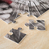 Onmogelijke puzzel - Grijze gestreepte kat (Zijkant)