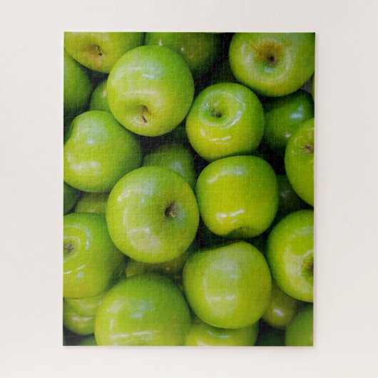Onmogelijke puzzel - groene appels legpuzzel (Verticaal)