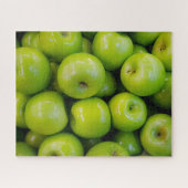 Onmogelijke puzzel - groene appels legpuzzel (Horizontaal)