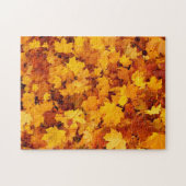 Onmogelijke puzzel herfst vertrekt puzzel legpuzzel (Horizontaal)