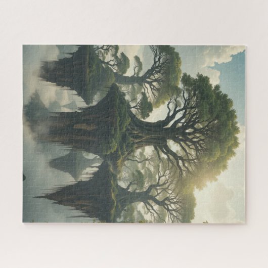 onmogelijke puzzel - Het drijvende bos (Horizontaal)