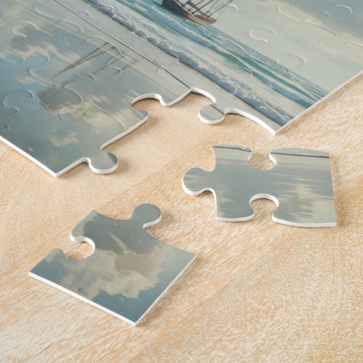 Onmogelijke puzzel - Het ondersteboven Zee Legpuzzel (Zijkant)