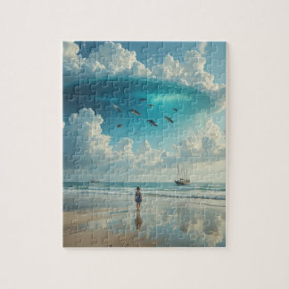 Onmogelijke puzzel - Het ondersteboven Zee Legpuzzel