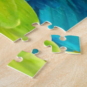 Onmogelijke puzzel - kleurrijke bloemen legpuzzel (Zijkant)