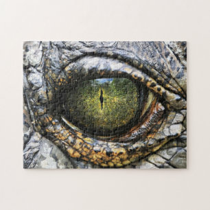 Onmogelijke puzzel - krokodille oog