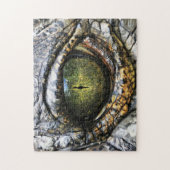 Onmogelijke puzzel - krokodille oog legpuzzel (Verticaal)