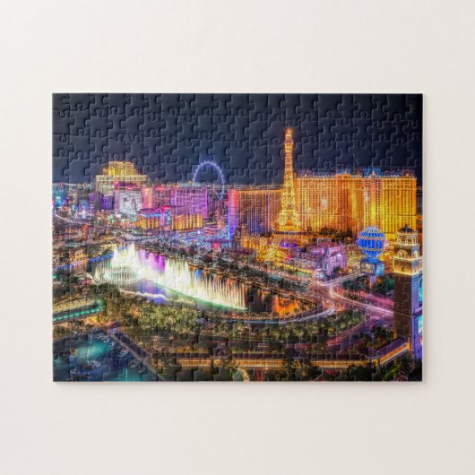 Onmogelijke puzzel - Las Vegas Strip by Night (Horizontaal)