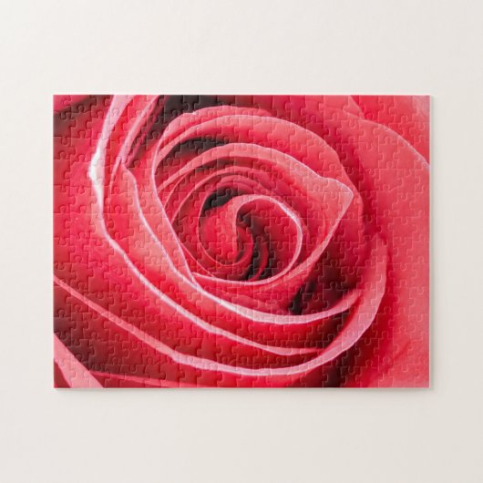 Onmogelijke puzzel - Macro Roos Legpuzzel (Horizontaal)