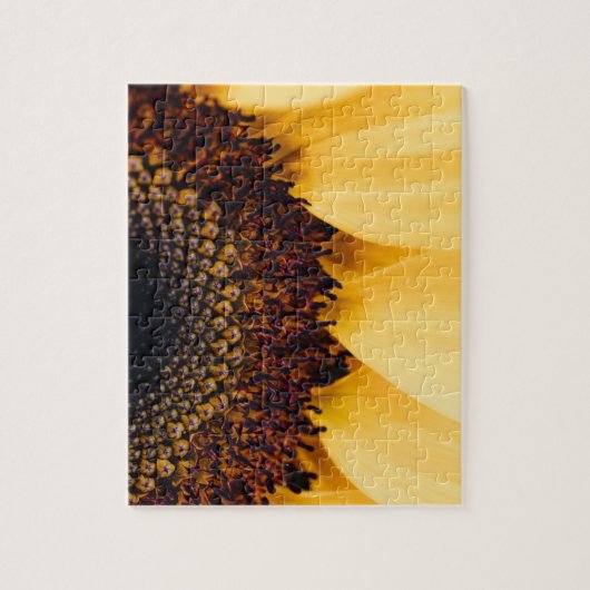 Onmogelijke puzzel - Macro Zonnebloem (Verticaal)