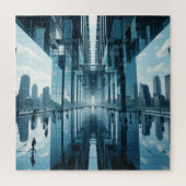 onmogelijke puzzel - Mirror city Legpuzzel (Verticaal)