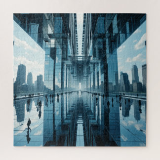 onmogelijke puzzel - Mirror city Legpuzzel