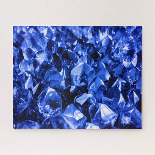 Onmogelijke puzzel - Sapphire Gem Macro (Horizontaal)