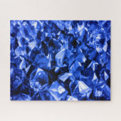 Onmogelijke puzzel - Sapphire Gem Macro Legpuzzel (Horizontaal)