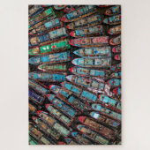 Onmogelijke puzzel - Vissende boten Legpuzzel (Verticaal)