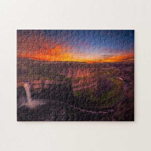 Onmogelijke puzzel - Waterval Sunset (Horizontaal)
