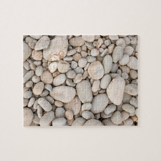 Onmogelijke puzzel - witte kebbels legpuzzel (Horizontaal)