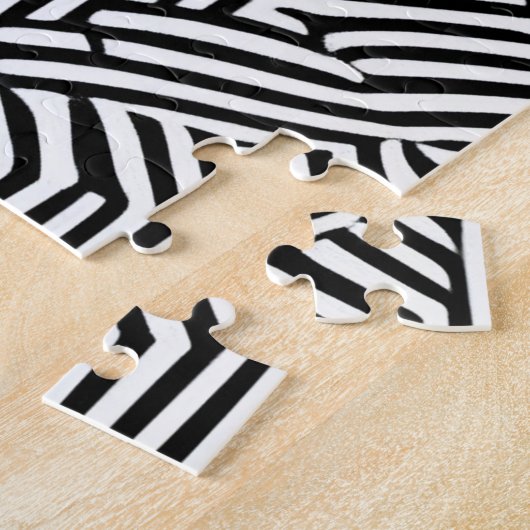 Onmogelijke Puzzel Zebra illusie (Zijkant)