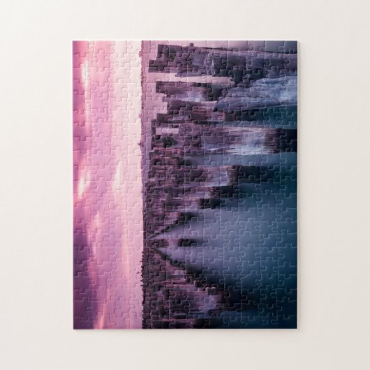 Onmogelijke puzzel - Zonnetijd op Princes Pier (Verticaal)