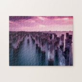 Onmogelijke puzzel - Zonnetijd op Princes Pier Legpuzzel (Horizontaal)