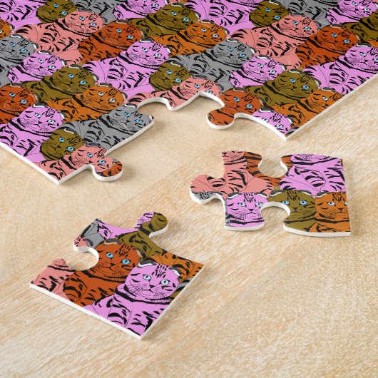 Onmogelijke puzzelkatten puzzel (Zijkant)