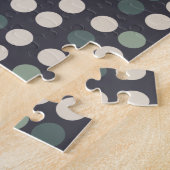 Onmogelijke puzzels groene stippen patrooncadeau (Zijkant)