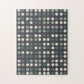 Onmogelijke puzzels groene stippen patrooncadeau (Verticaal)