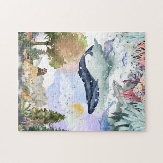 Onmogelijke puzzelWaterverf Legpuzzel (Horizontaal)