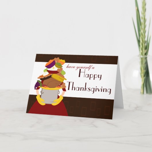 Onmogelijke Thanksgiving Feestdagen Kaart (Voorkant)
