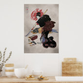 Onna-Bugeisha Ishi-jo Poster (Keuken)