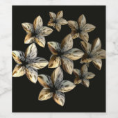 Onnatuurlijke schoonheid wijn etiket (Enkel label)