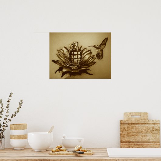 onnatuurlijke selectie poster (Keuken)