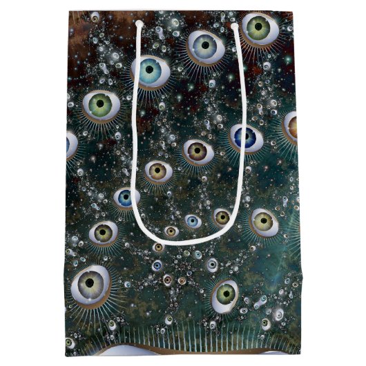 Onnodig W. Eyeballs Medium Cadeauzakje (Achterkant)