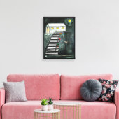 Onnodige stappen schilderij van Alfred Fox Canvas Afdruk (Insitu (Woonkamer))