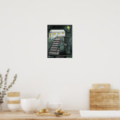 Onnodige stappen schilderij van Alfred Fox Poster (Keuken)