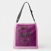 Onnozele Konijn Crossbody Tas (Achterkant)