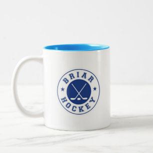 ONOFFICIEEL Briar U Hockey   Buiten de Campus  Tweekleurige Koffiemok