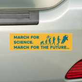 Onofficiële mars voor de Bumpersticker van de wete (Op auto)