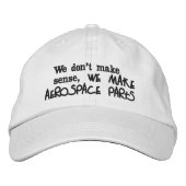 Onofficiële vennootschap motto geborduurde pet (Voorkant)