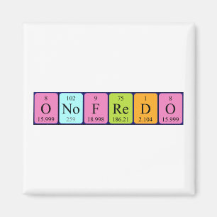 Onofredo periodieke lijstnaam magnet