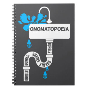Onomatopee creatief schrijven of poëzie notitieboek