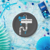 Onomatopee creatief schrijven of poëzie papieren bordje (Feest)