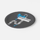 Onomatopee creatief schrijven of poëzie papieren bordje (Gekanteld)