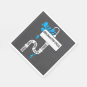 Onomatopee creatief schrijven of poëzie servet (Hoek)